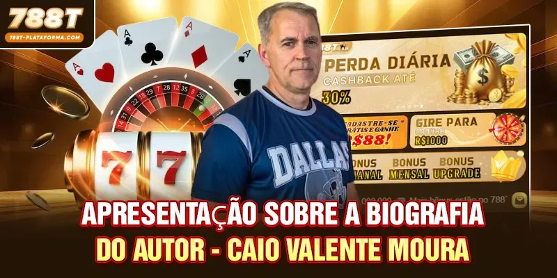 Autor - Caio Valente Moura | CEO visionário no 788T 1 Apresentação sobre a biografia do Autor - Caio Valente Moura