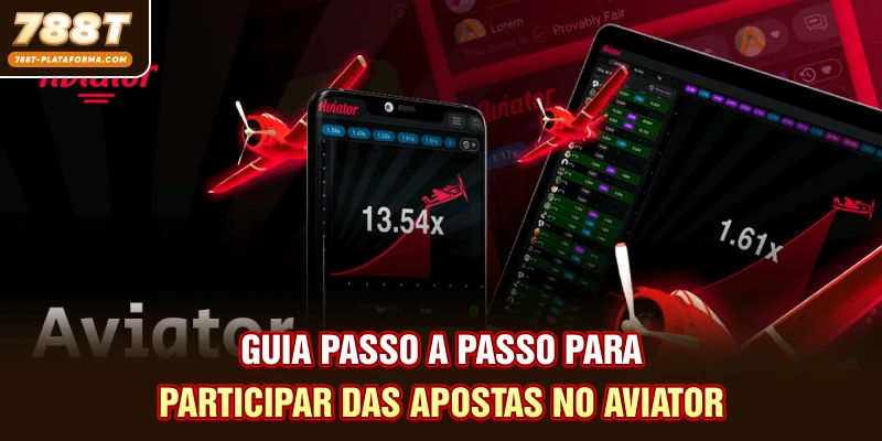 Guia passo a passo para participar das apostas no Aviator